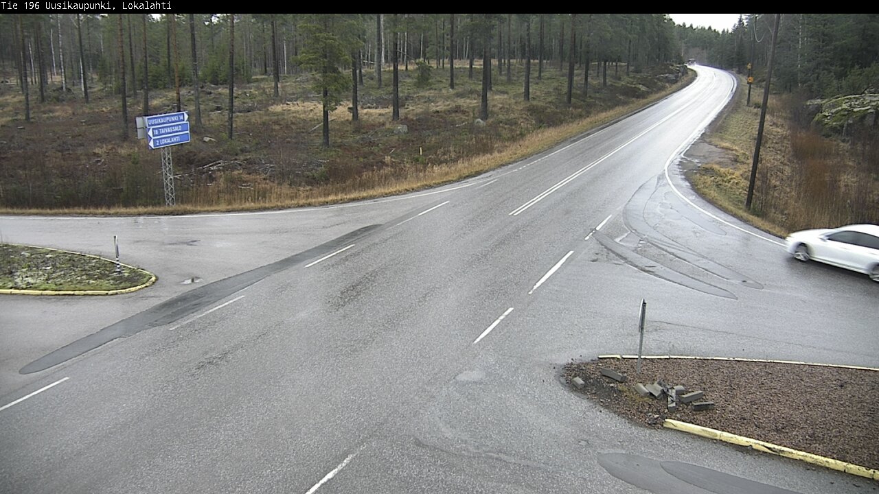 Weather Camera Image Väg 196 Nystad, Lokalax, Uusikaupunki, Varsinais-Suomi