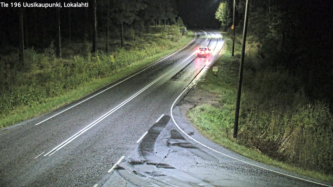 Weather Camera Image Road 196 Uusikaupunki, Lokalahti, Uusikaupunki, Varsinais-Suomi