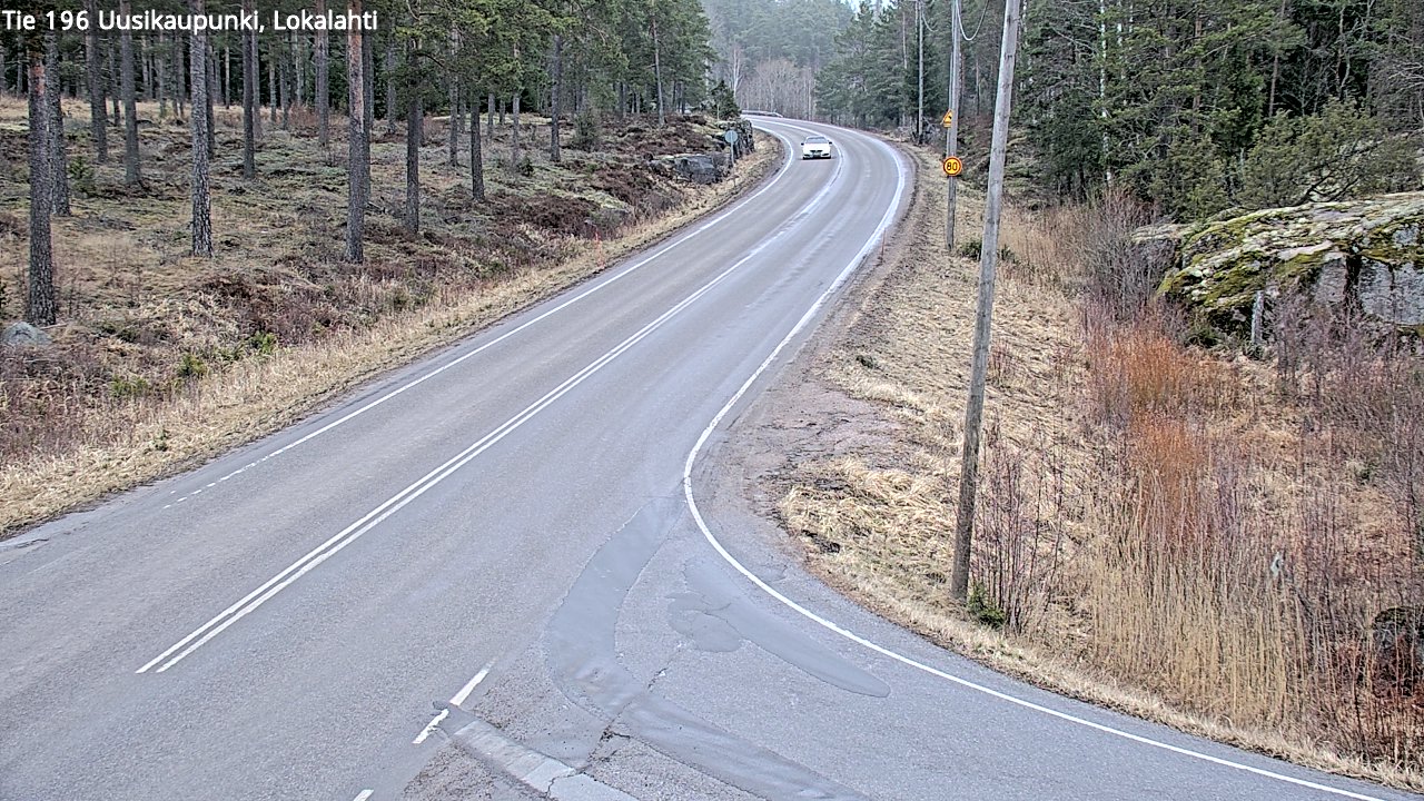 Kelikamerat Kuva Tie 196 Uusikaupunki, Lokalahti, Uusikaupunki, Varsinais-Suomi