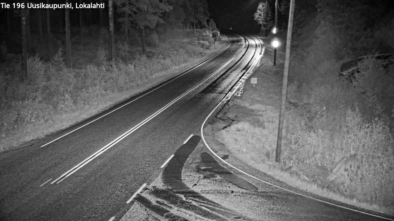 Weather Camera Image Road 196 Uusikaupunki, Lokalahti, Uusikaupunki, Varsinais-Suomi
