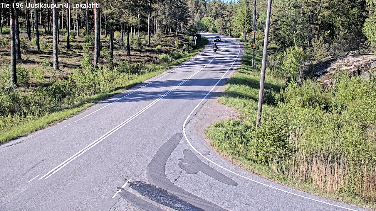 Kelikamerat Kuva Tie 196 Uusikaupunki, Lokalahti, Uusikaupunki, Varsinais-Suomi