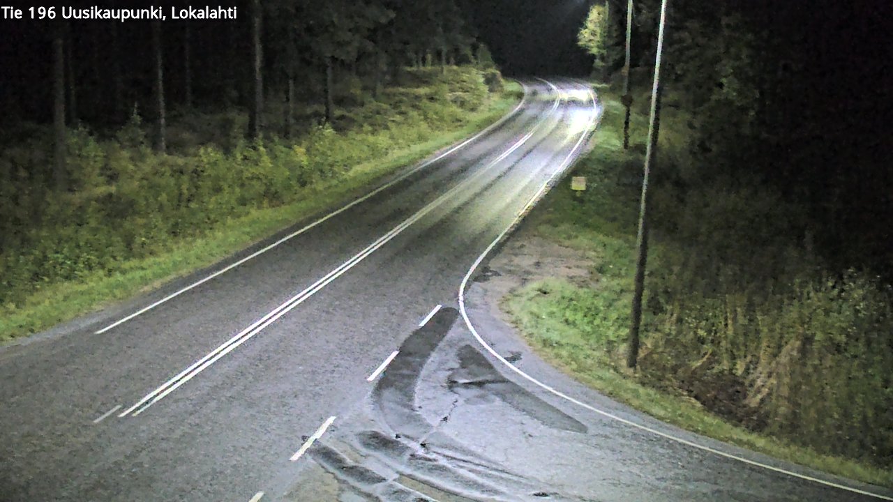 Weather Camera Image Road 196 Uusikaupunki, Lokalahti, Uusikaupunki, Varsinais-Suomi