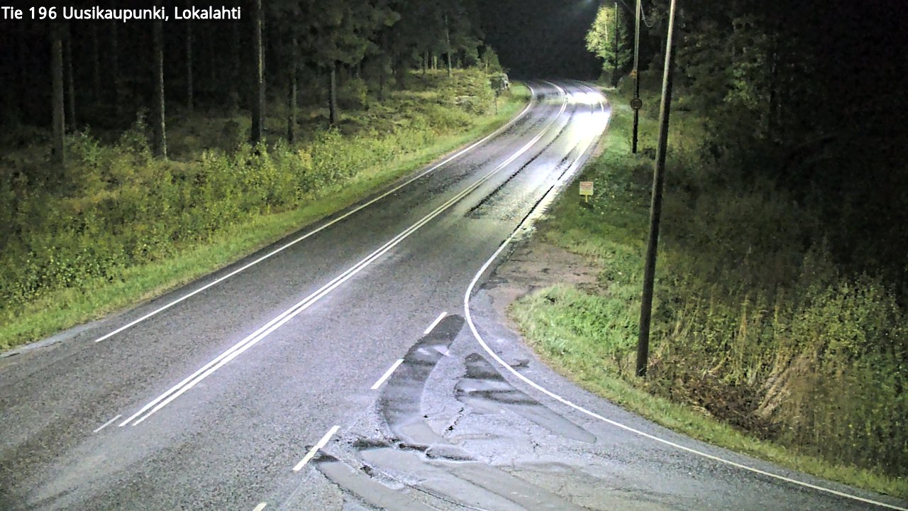 Weather Camera Image Road 196 Uusikaupunki, Lokalahti, Uusikaupunki, Varsinais-Suomi