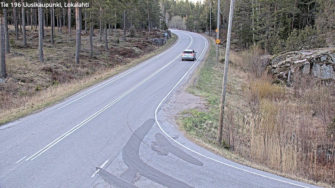 Weather Camera Image Väg 196 Nystad, Lokalax, Uusikaupunki, Varsinais-Suomi
