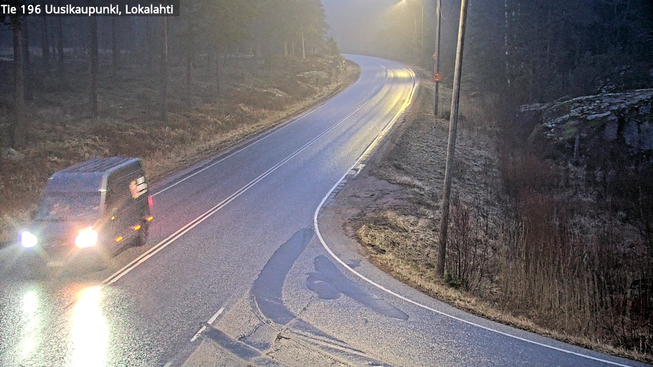 Kelikamerat Kuva Tie 196 Uusikaupunki, Lokalahti, Uusikaupunki, Varsinais-Suomi