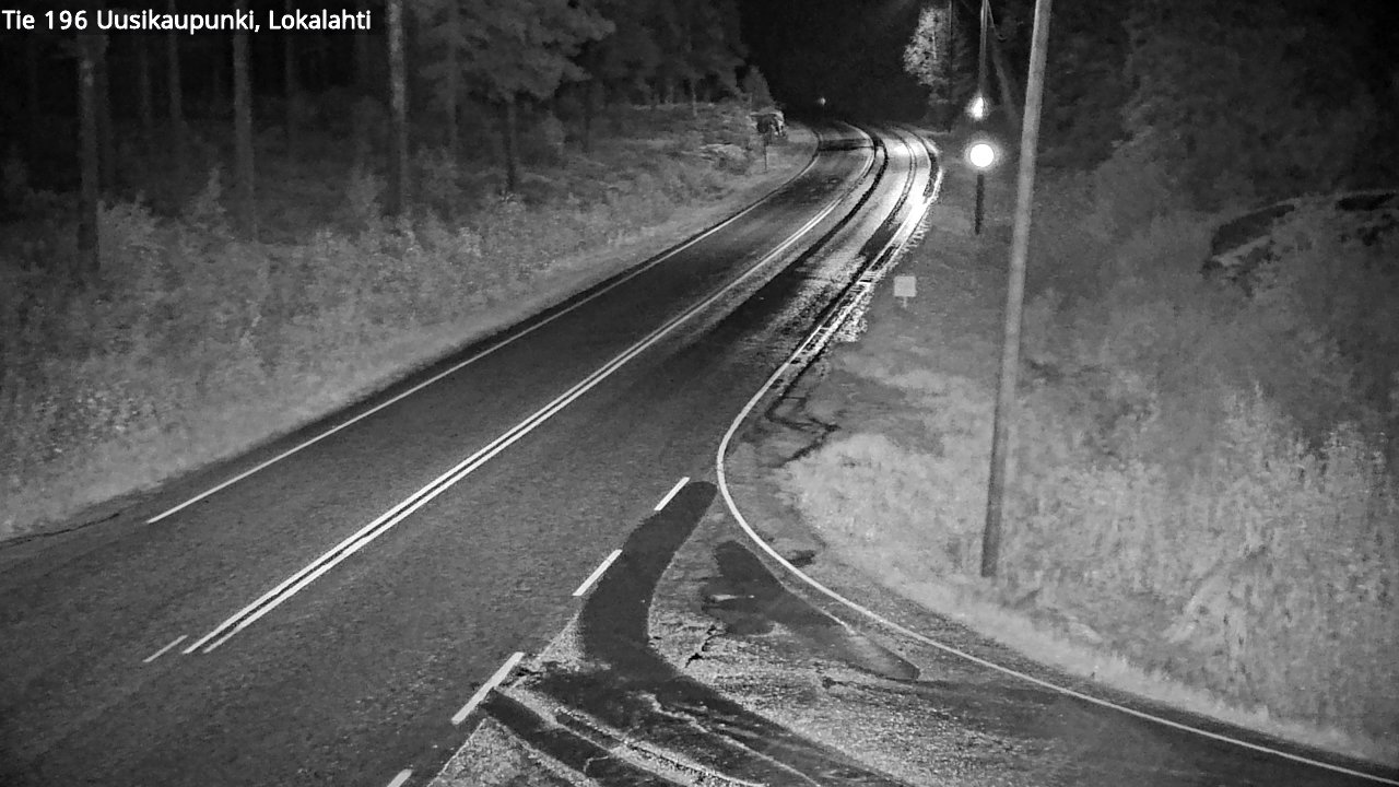 Weather Camera Image Road 196 Uusikaupunki, Lokalahti, Uusikaupunki, Varsinais-Suomi