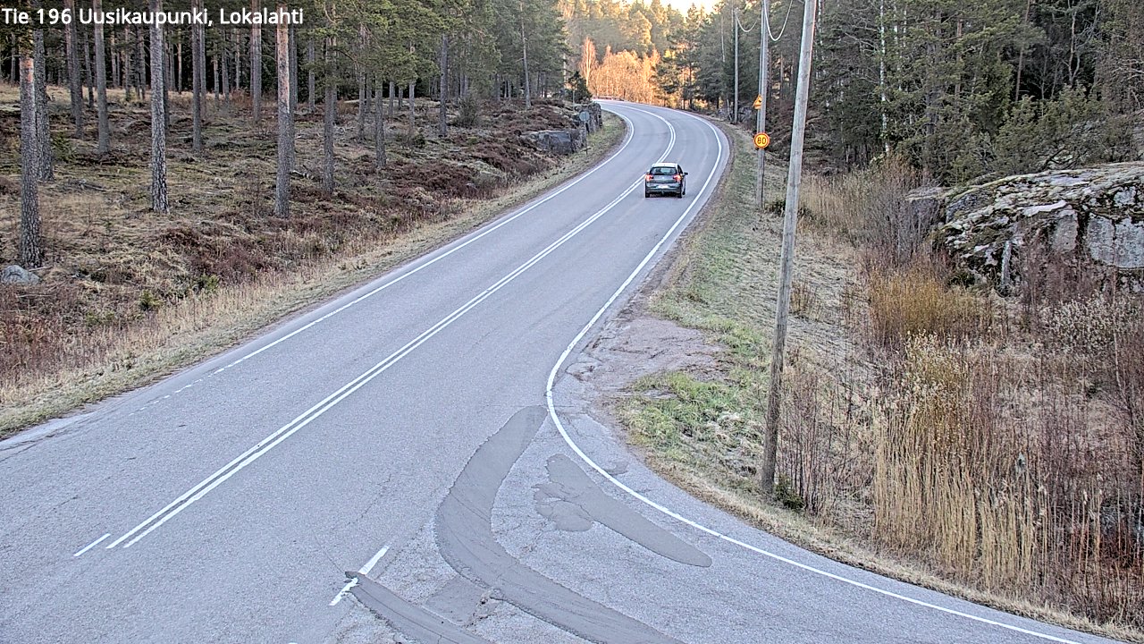 Weather Camera Image Väg 196 Nystad, Lokalax, Uusikaupunki, Varsinais-Suomi