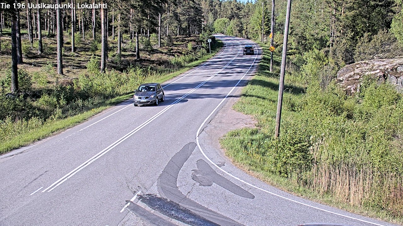 Kelikamerat Kuva Tie 196 Uusikaupunki, Lokalahti, Uusikaupunki, Varsinais-Suomi