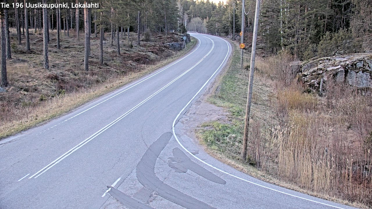 Weather Camera Image Väg 196 Nystad, Lokalax, Uusikaupunki, Varsinais-Suomi