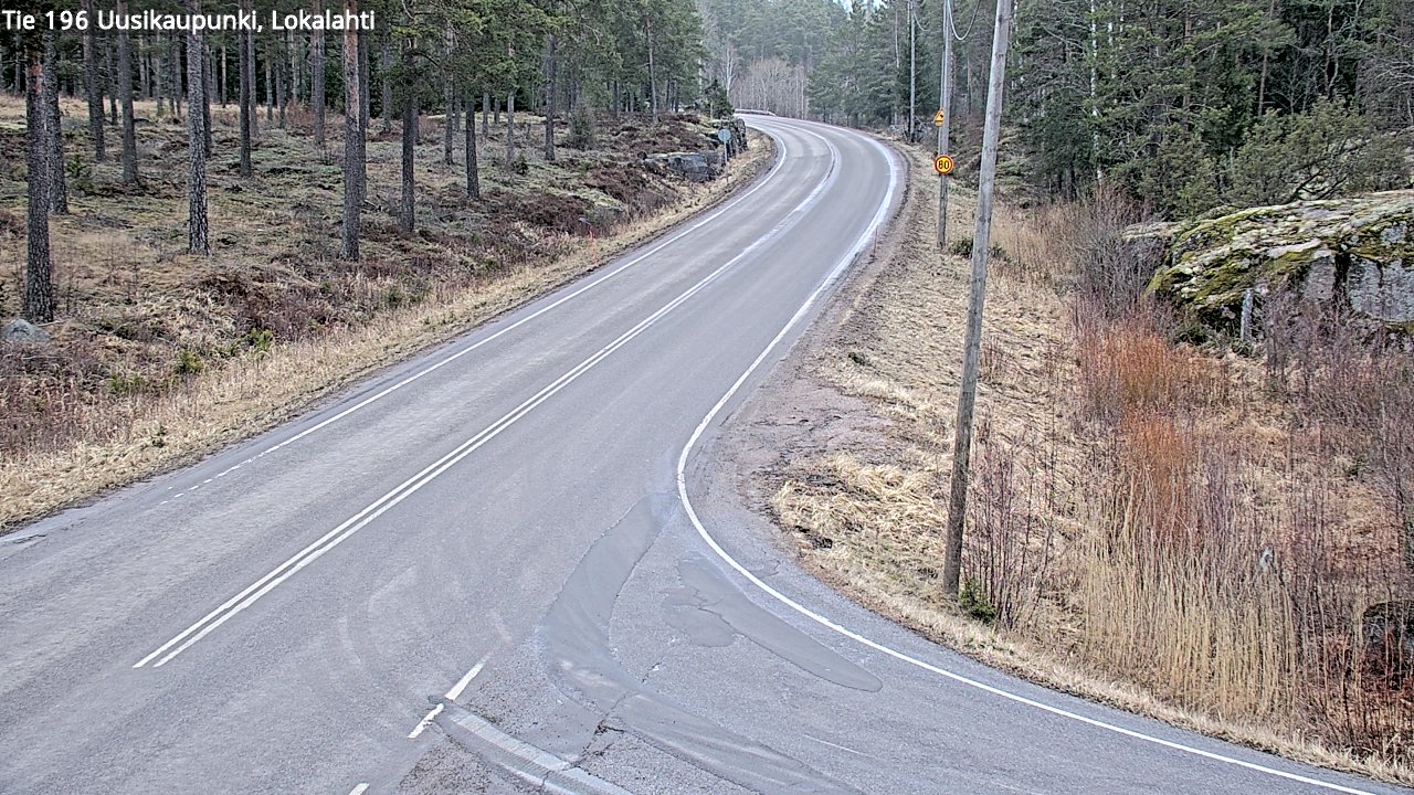 Kelikamerat Kuva Tie 196 Uusikaupunki, Lokalahti, Uusikaupunki, Varsinais-Suomi