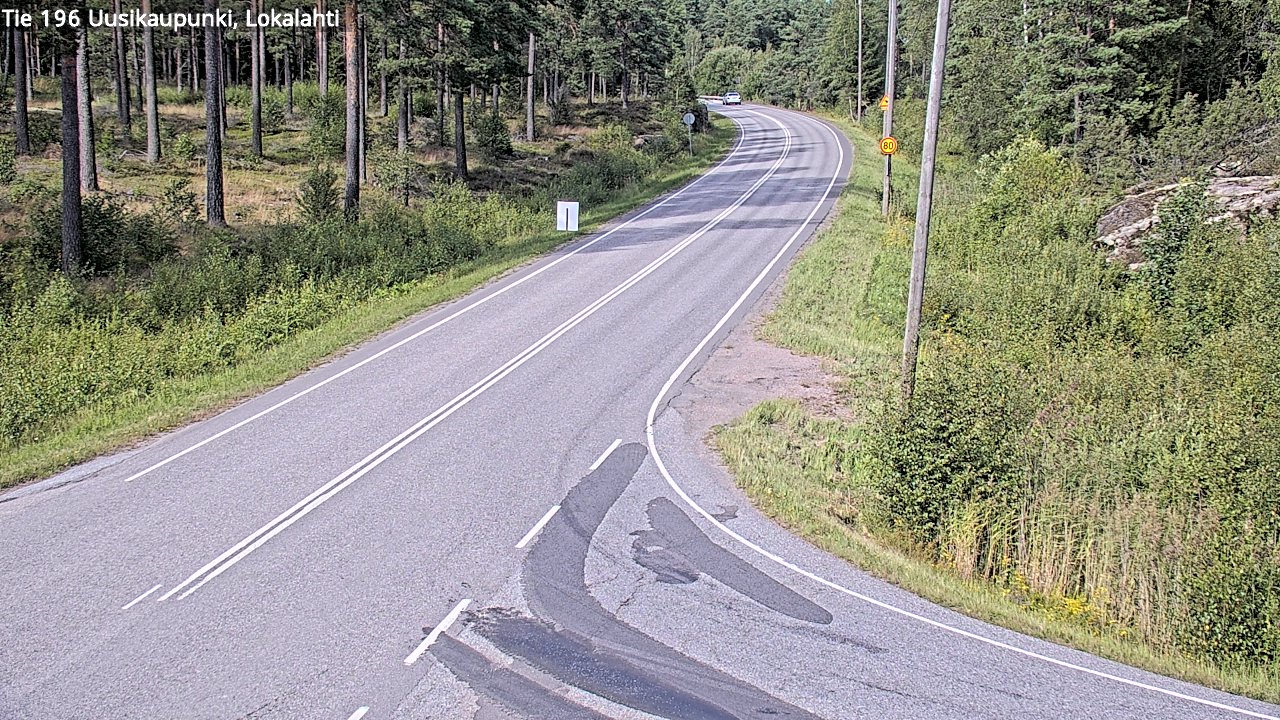 Kelikamerat Kuva Tie 196 Uusikaupunki, Lokalahti, Uusikaupunki, Varsinais-Suomi