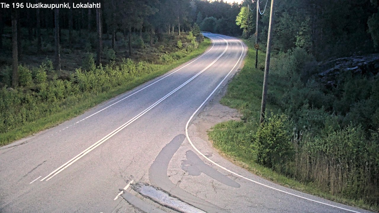 Kelikamerat Kuva Tie 196 Uusikaupunki, Lokalahti, Uusikaupunki, Varsinais-Suomi