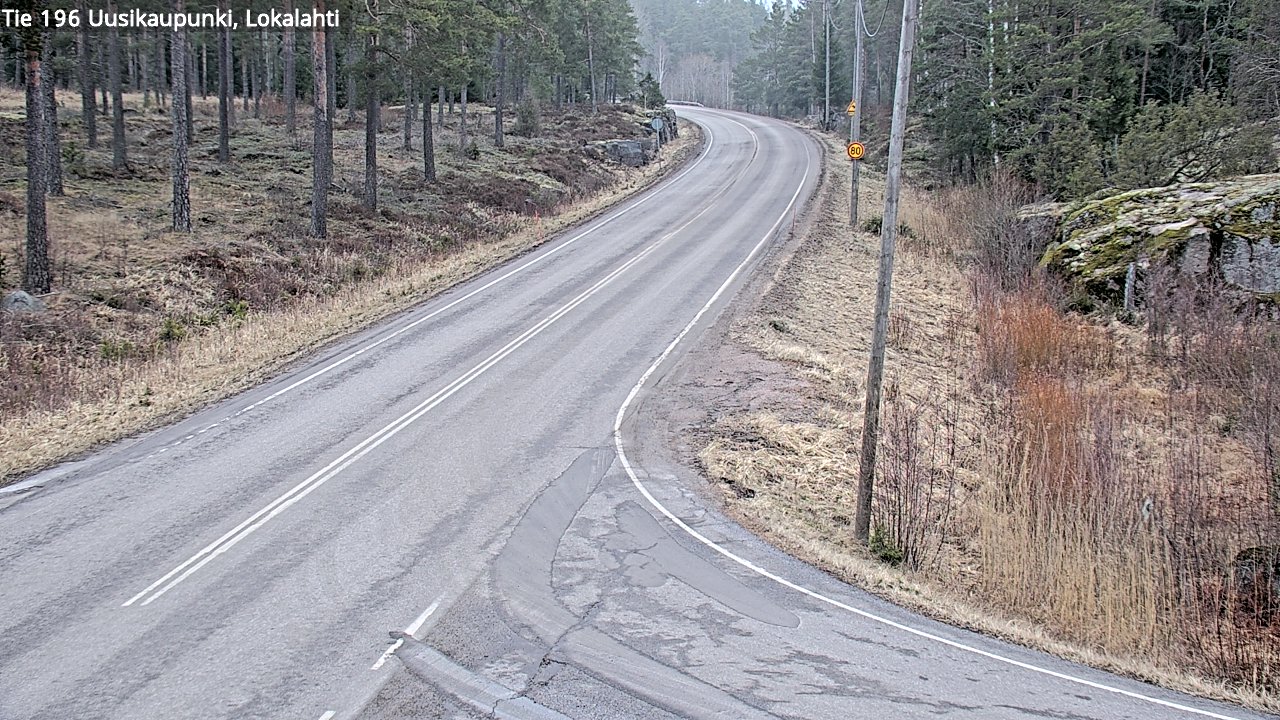 Kelikamerat Kuva Tie 196 Uusikaupunki, Lokalahti, Uusikaupunki, Varsinais-Suomi
