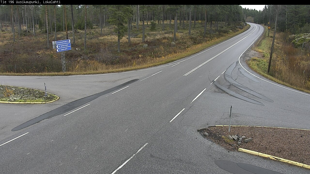 Kelikamerat Kuva Tie 196 Uusikaupunki, Lokalahti, Uusikaupunki, Varsinais-Suomi