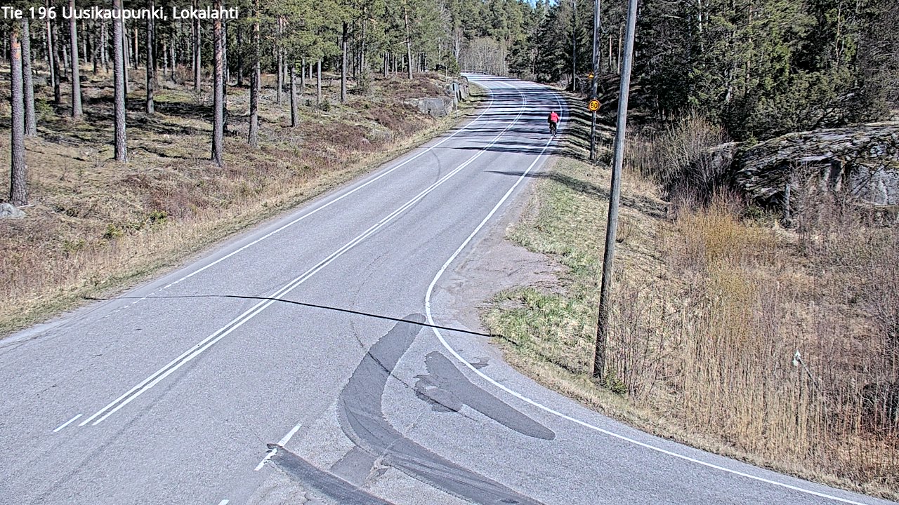 Weather Camera Image Väg 196 Nystad, Lokalax, Uusikaupunki, Varsinais-Suomi