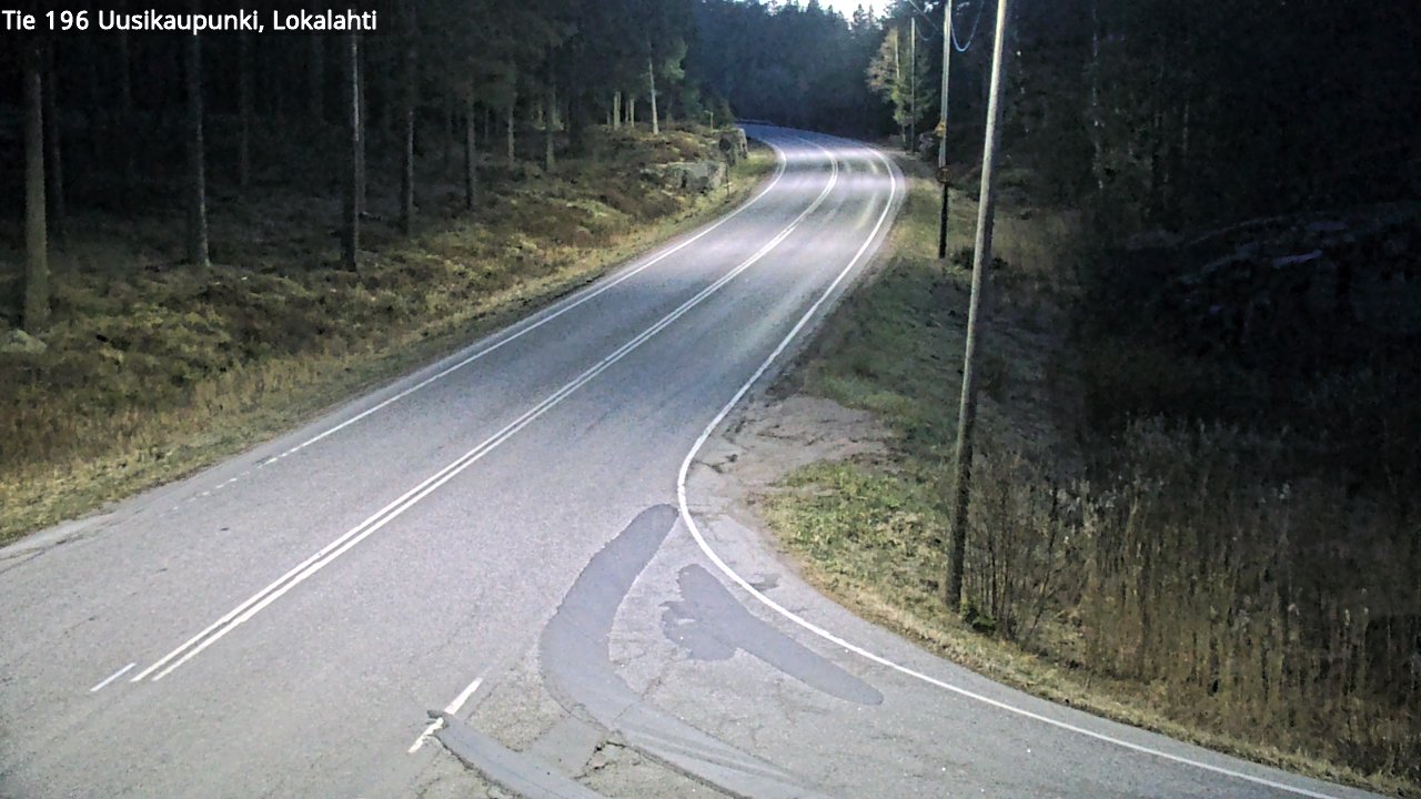 Weather Camera Image Väg 196 Nystad, Lokalax, Uusikaupunki, Varsinais-Suomi