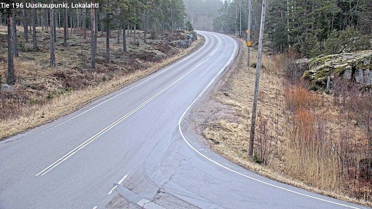 Kelikamerat Kuva Tie 196 Uusikaupunki, Lokalahti, Uusikaupunki, Varsinais-Suomi
