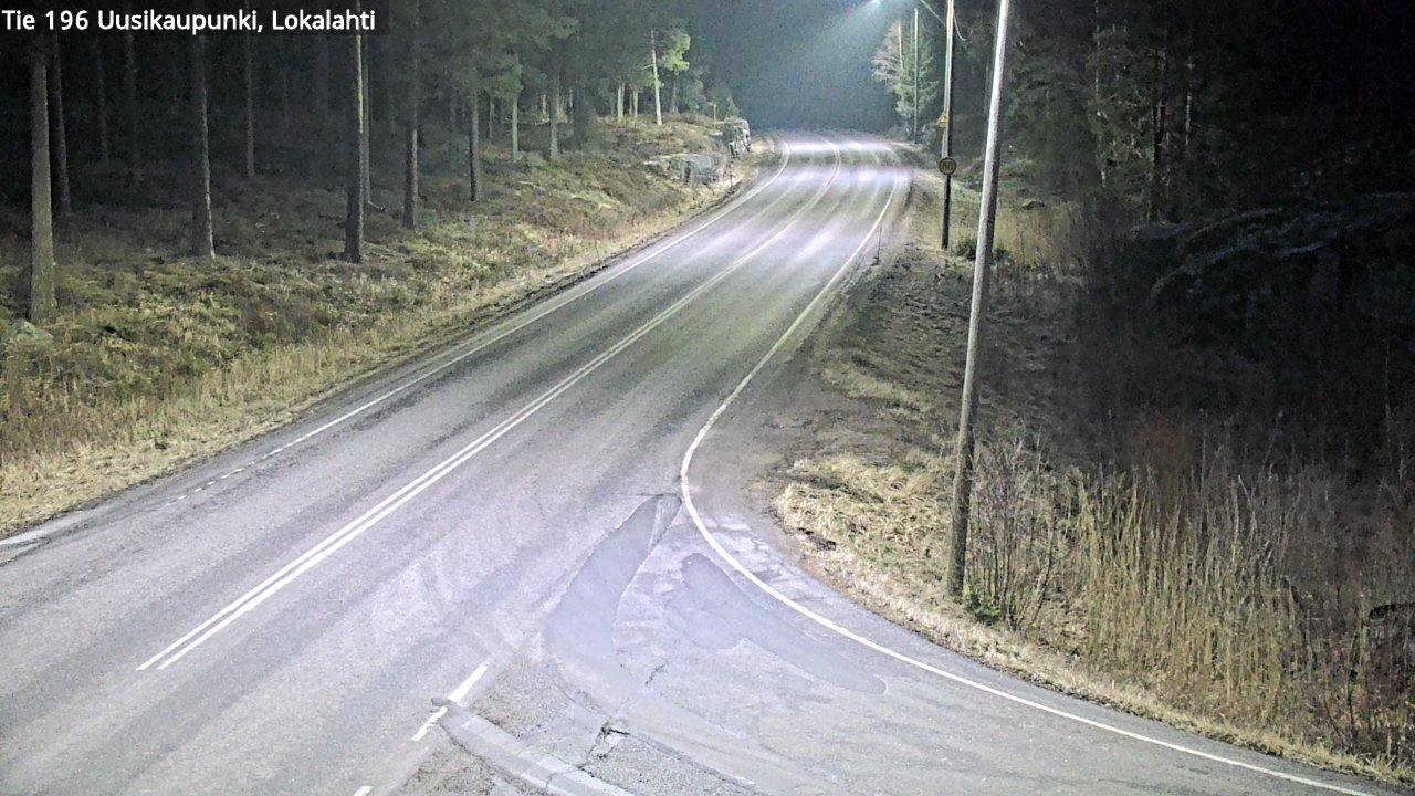 Weather Camera Image Väg 196 Nystad, Lokalax, Uusikaupunki, Varsinais-Suomi