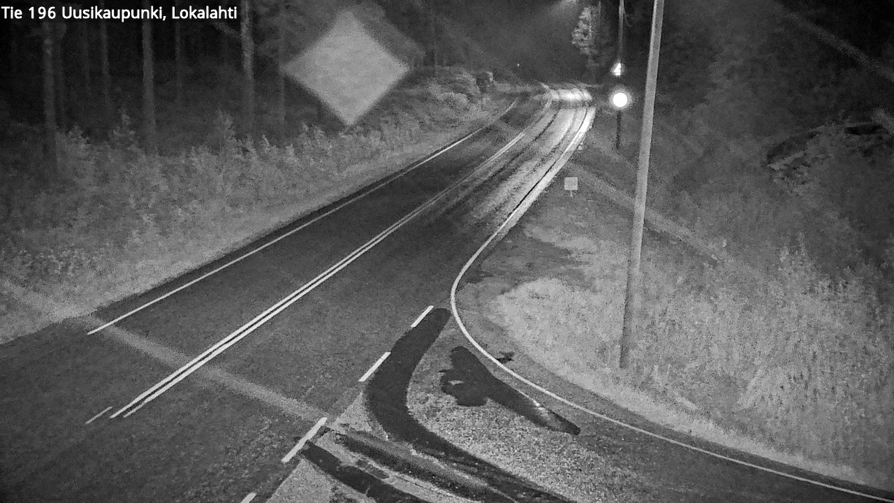 Weather Camera Image Road 196 Uusikaupunki, Lokalahti, Uusikaupunki, Varsinais-Suomi