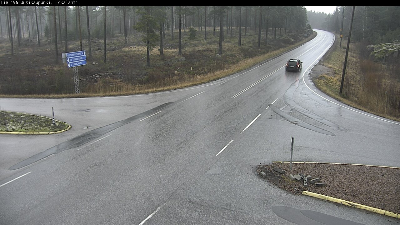Weather Camera Image Väg 196 Nystad, Lokalax, Uusikaupunki, Varsinais-Suomi