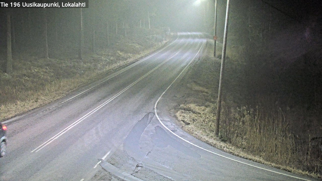 Weather Camera Image Väg 196 Nystad, Lokalax, Uusikaupunki, Varsinais-Suomi