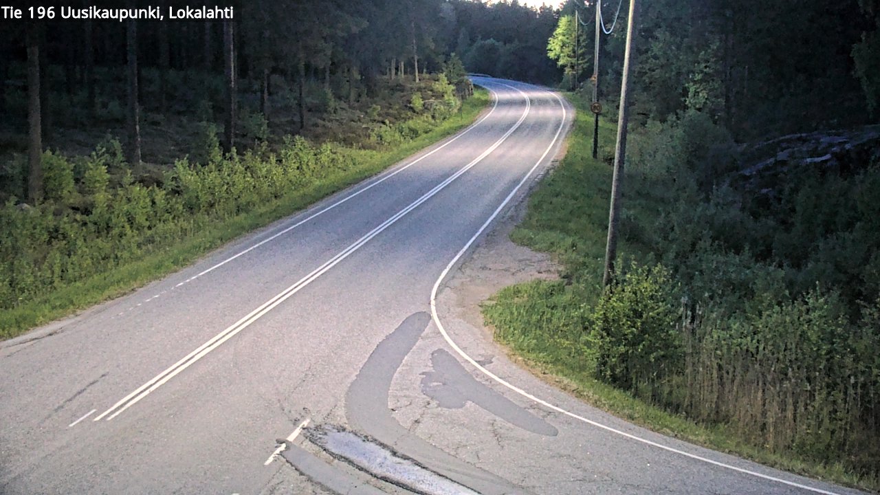 Kelikamerat Kuva Tie 196 Uusikaupunki, Lokalahti, Uusikaupunki, Varsinais-Suomi