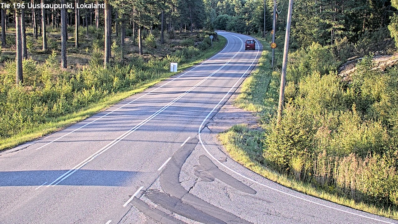 Kelikamerat Kuva Tie 196 Uusikaupunki, Lokalahti, Uusikaupunki, Varsinais-Suomi