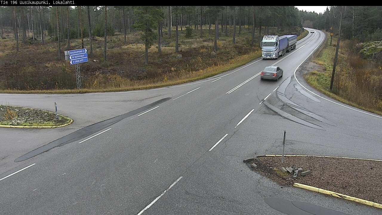 Kelikamerat Kuva Tie 196 Uusikaupunki, Lokalahti, Uusikaupunki, Varsinais-Suomi