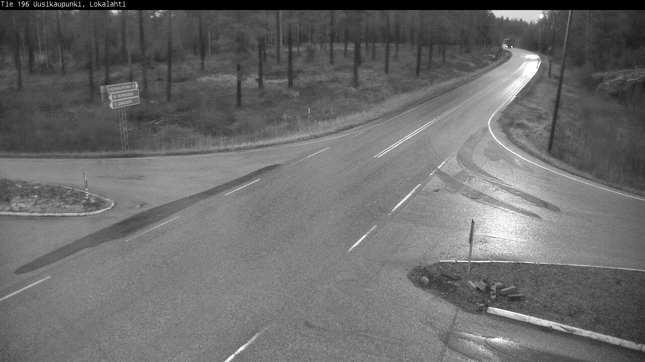 Weather Camera Image Väg 196 Nystad, Lokalax, Uusikaupunki, Varsinais-Suomi