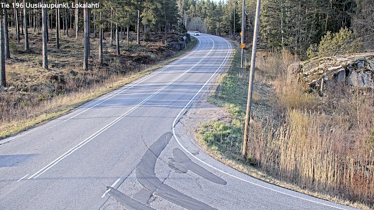 Weather Camera Image Väg 196 Nystad, Lokalax, Uusikaupunki, Varsinais-Suomi