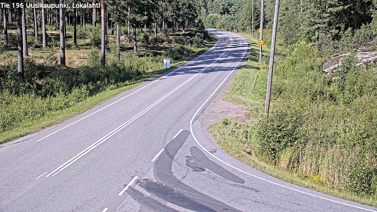 Kelikamerat Kuva Tie 196 Uusikaupunki, Lokalahti, Uusikaupunki, Varsinais-Suomi