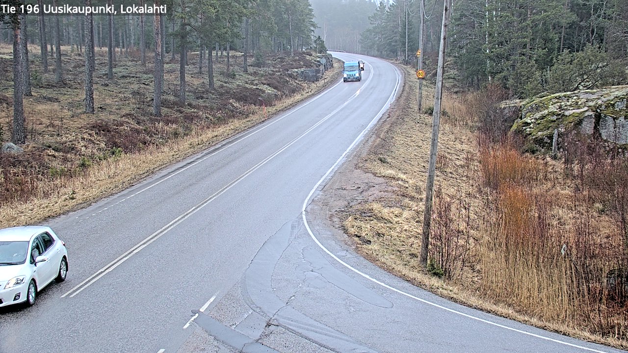 Kelikamerat Kuva Tie 196 Uusikaupunki, Lokalahti, Uusikaupunki, Varsinais-Suomi