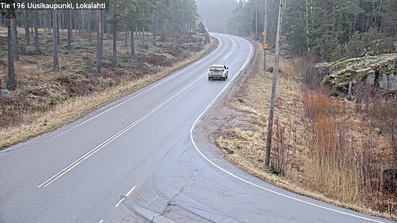 Kelikamerat Kuva Tie 196 Uusikaupunki, Lokalahti, Uusikaupunki, Varsinais-Suomi