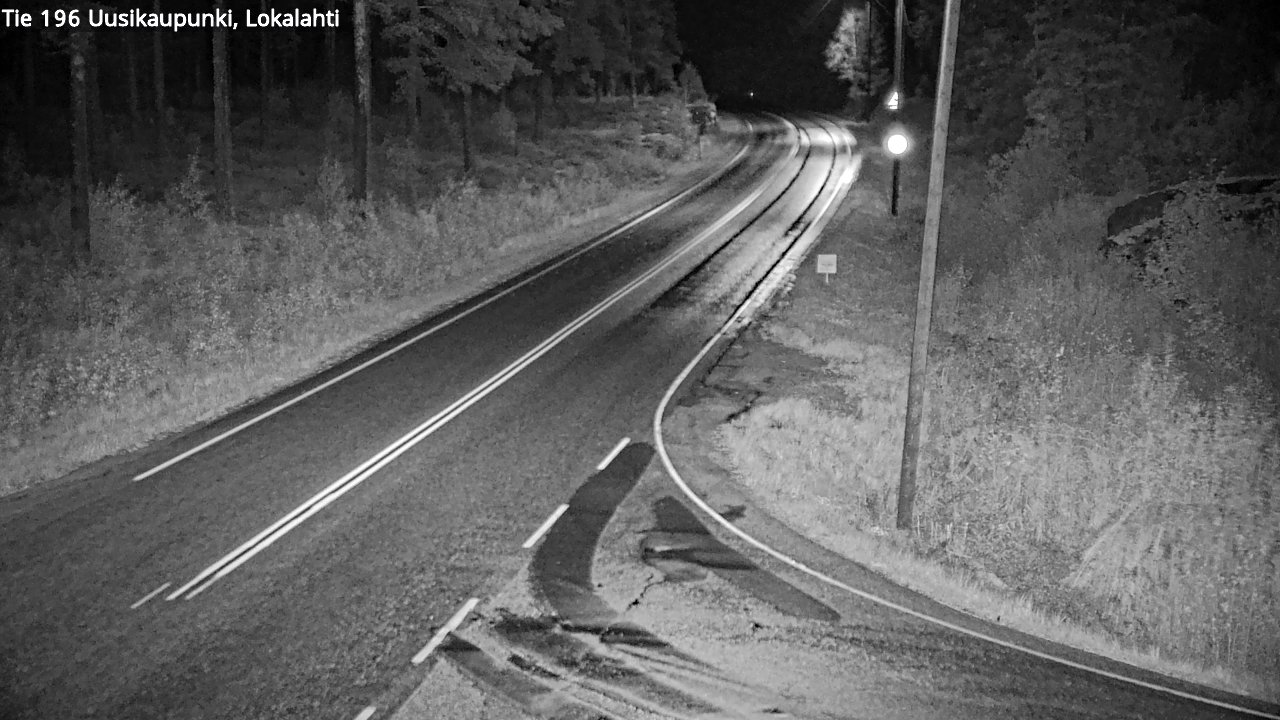 Weather Camera Image Road 196 Uusikaupunki, Lokalahti, Uusikaupunki, Varsinais-Suomi