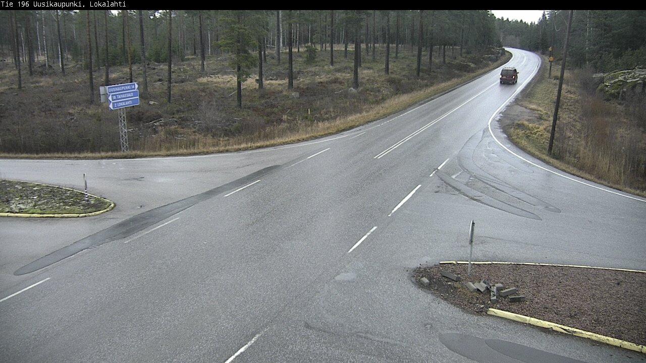 Weather Camera Image Väg 196 Nystad, Lokalax, Uusikaupunki, Varsinais-Suomi