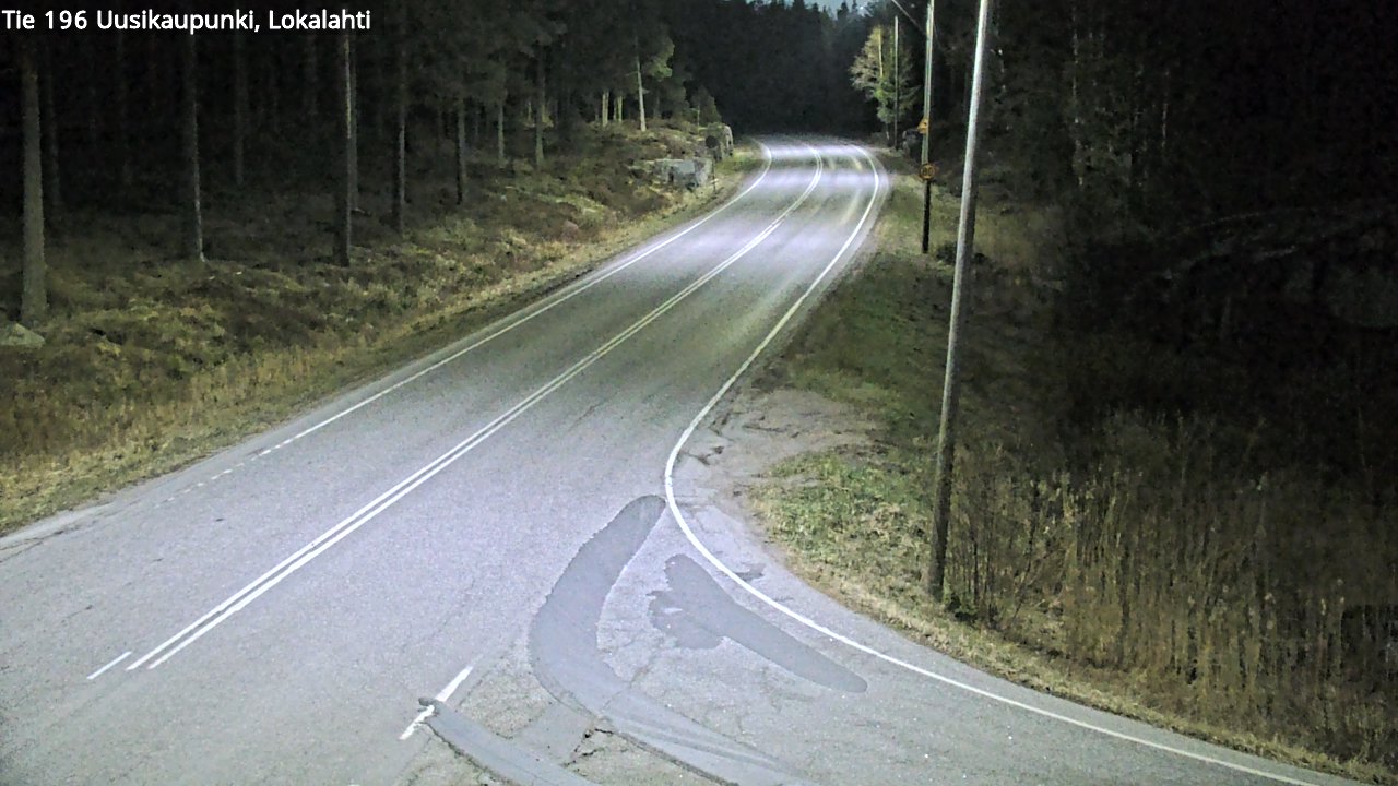 Weather Camera Image Väg 196 Nystad, Lokalax, Uusikaupunki, Varsinais-Suomi