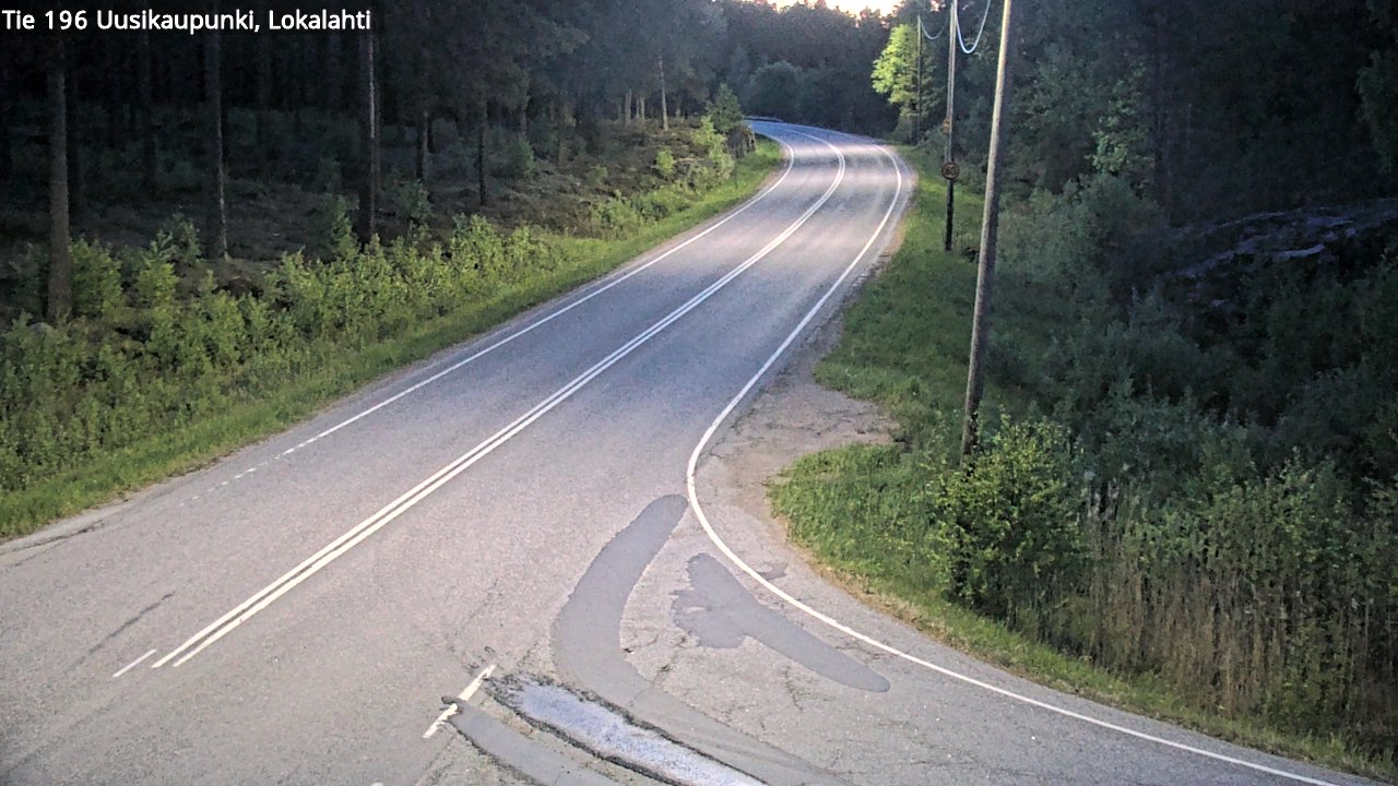 Kelikamerat Kuva Tie 196 Uusikaupunki, Lokalahti, Uusikaupunki, Varsinais-Suomi