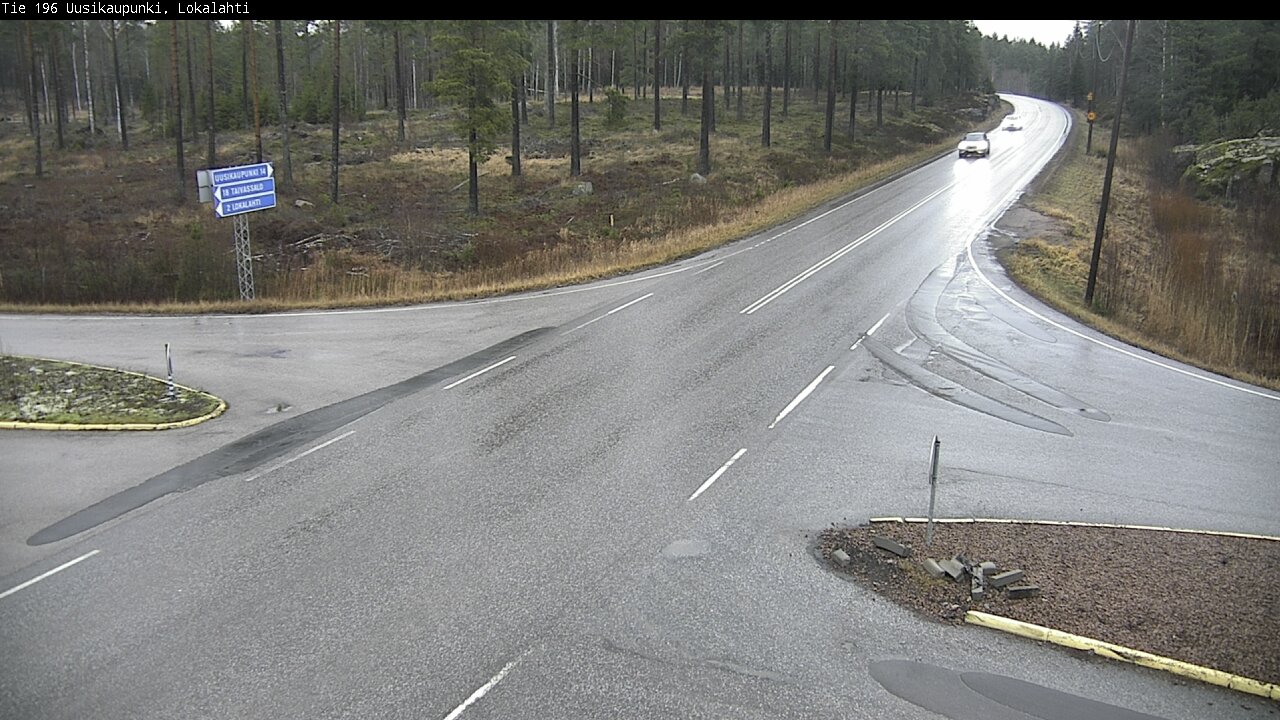 Weather Camera Image Väg 196 Nystad, Lokalax, Uusikaupunki, Varsinais-Suomi
