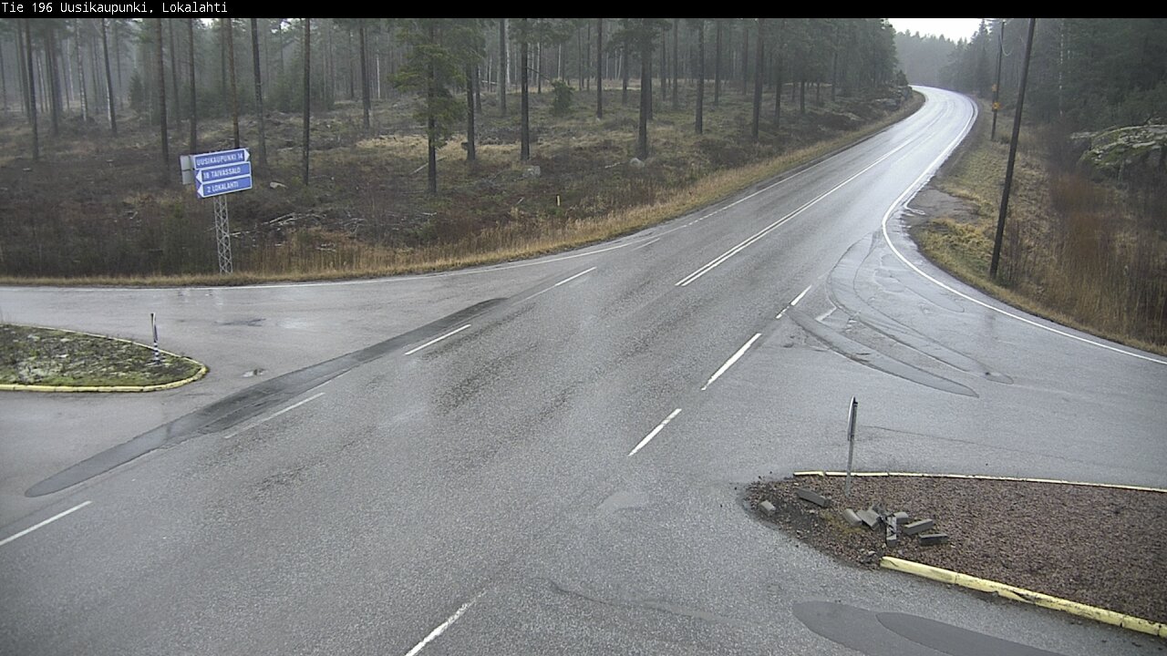 Weather Camera Image Väg 196 Nystad, Lokalax, Uusikaupunki, Varsinais-Suomi