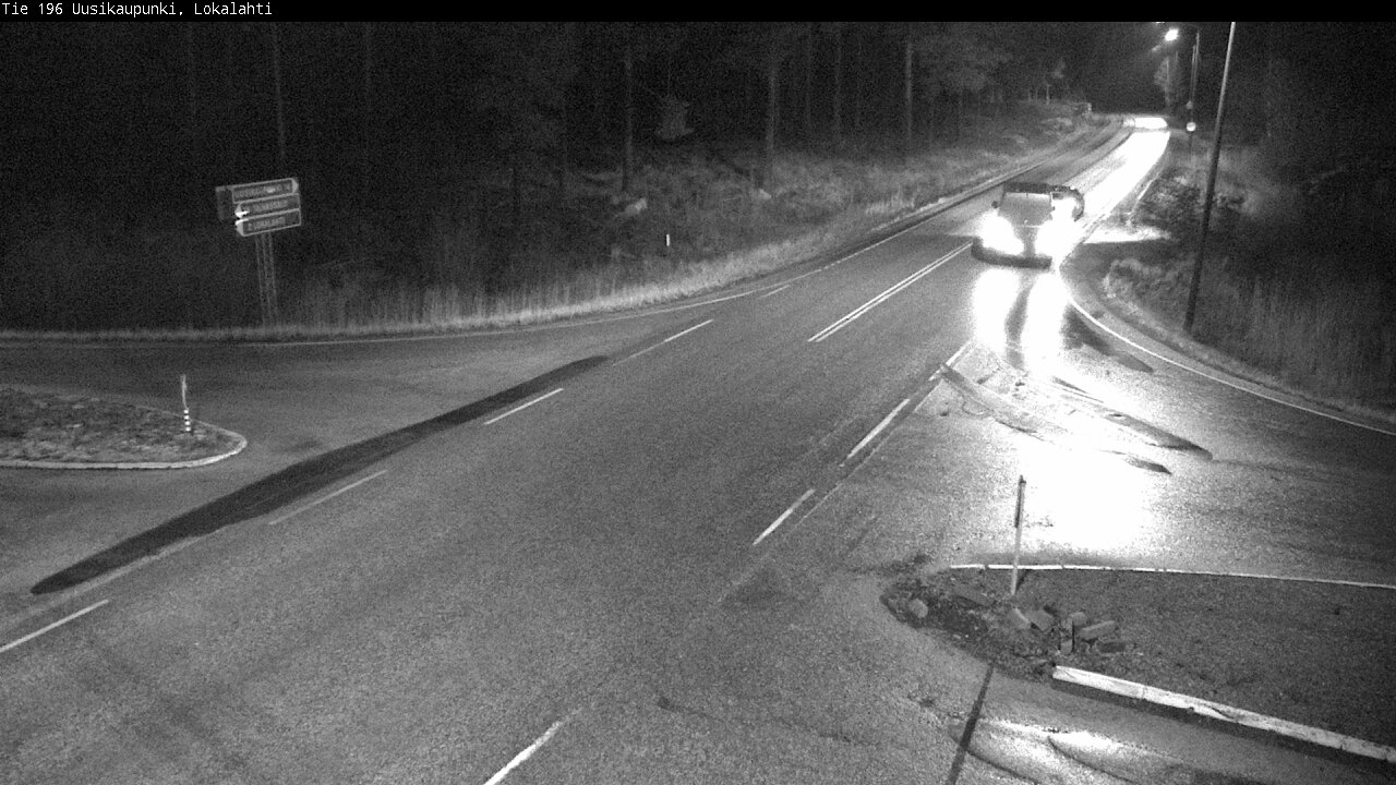Weather Camera Image Väg 196 Nystad, Lokalax, Uusikaupunki, Varsinais-Suomi