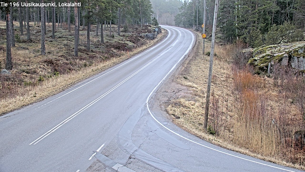 Kelikamerat Kuva Tie 196 Uusikaupunki, Lokalahti, Uusikaupunki, Varsinais-Suomi