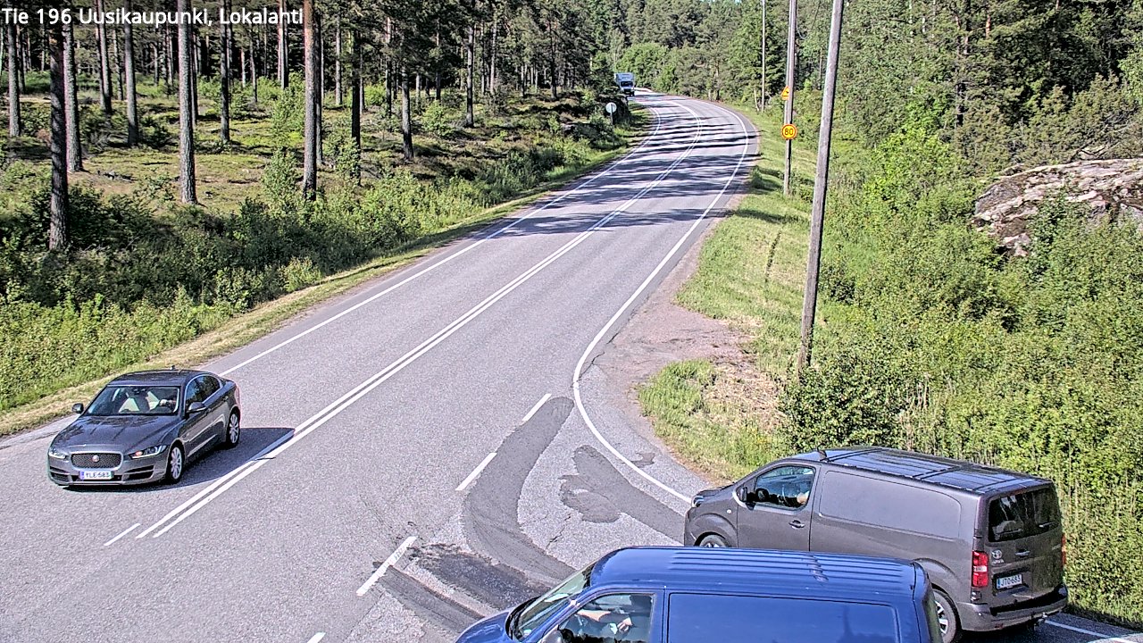 Weather Camera Image Väg 196 Nystad, Lokalax, Uusikaupunki, Varsinais-Suomi