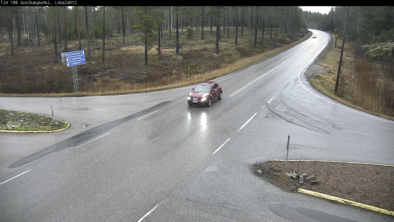 Weather Camera Image Väg 196 Nystad, Lokalax, Uusikaupunki, Varsinais-Suomi