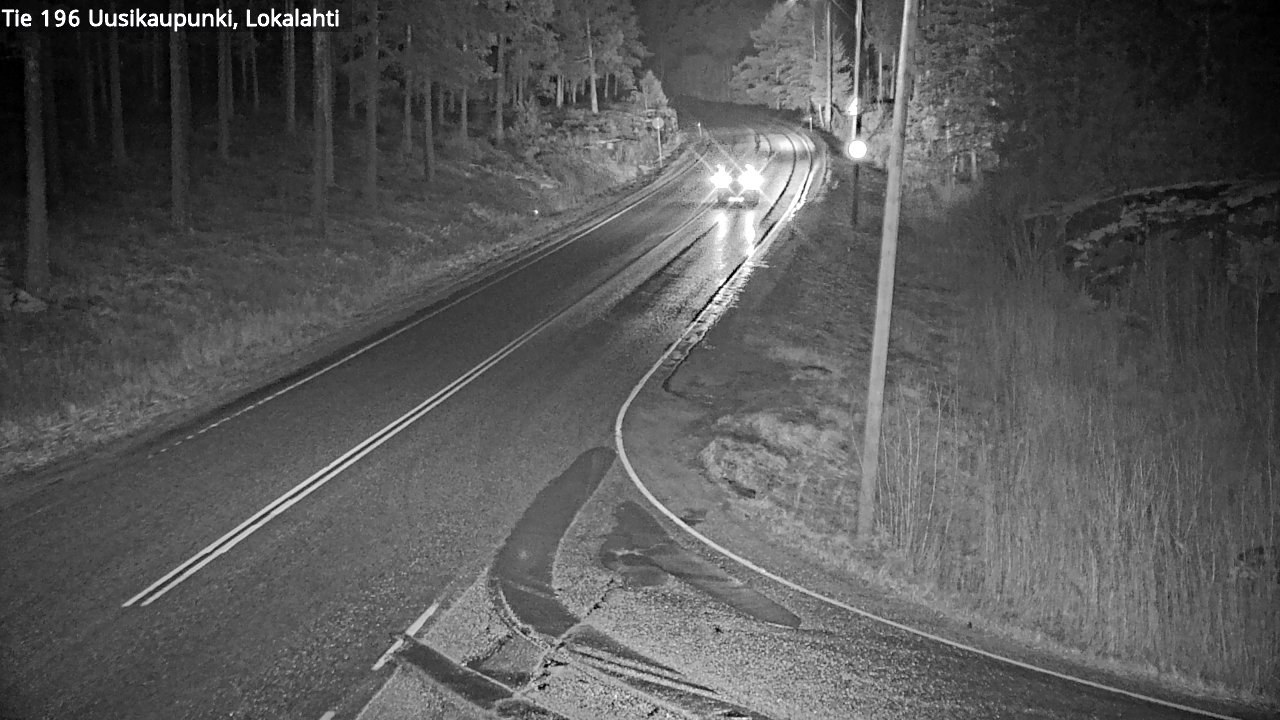 Kelikamerat Kuva Tie 196 Uusikaupunki, Lokalahti, Uusikaupunki, Varsinais-Suomi