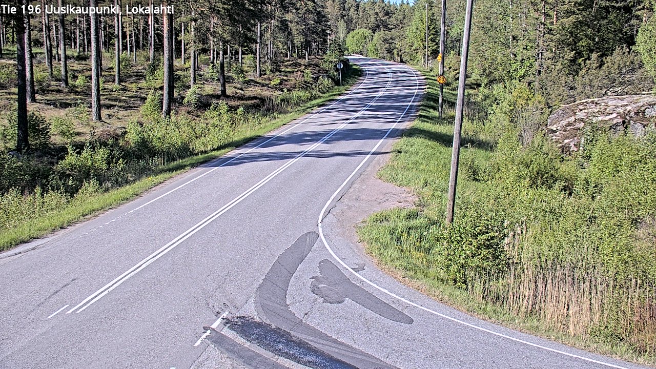Kelikamerat Kuva Tie 196 Uusikaupunki, Lokalahti, Uusikaupunki, Varsinais-Suomi