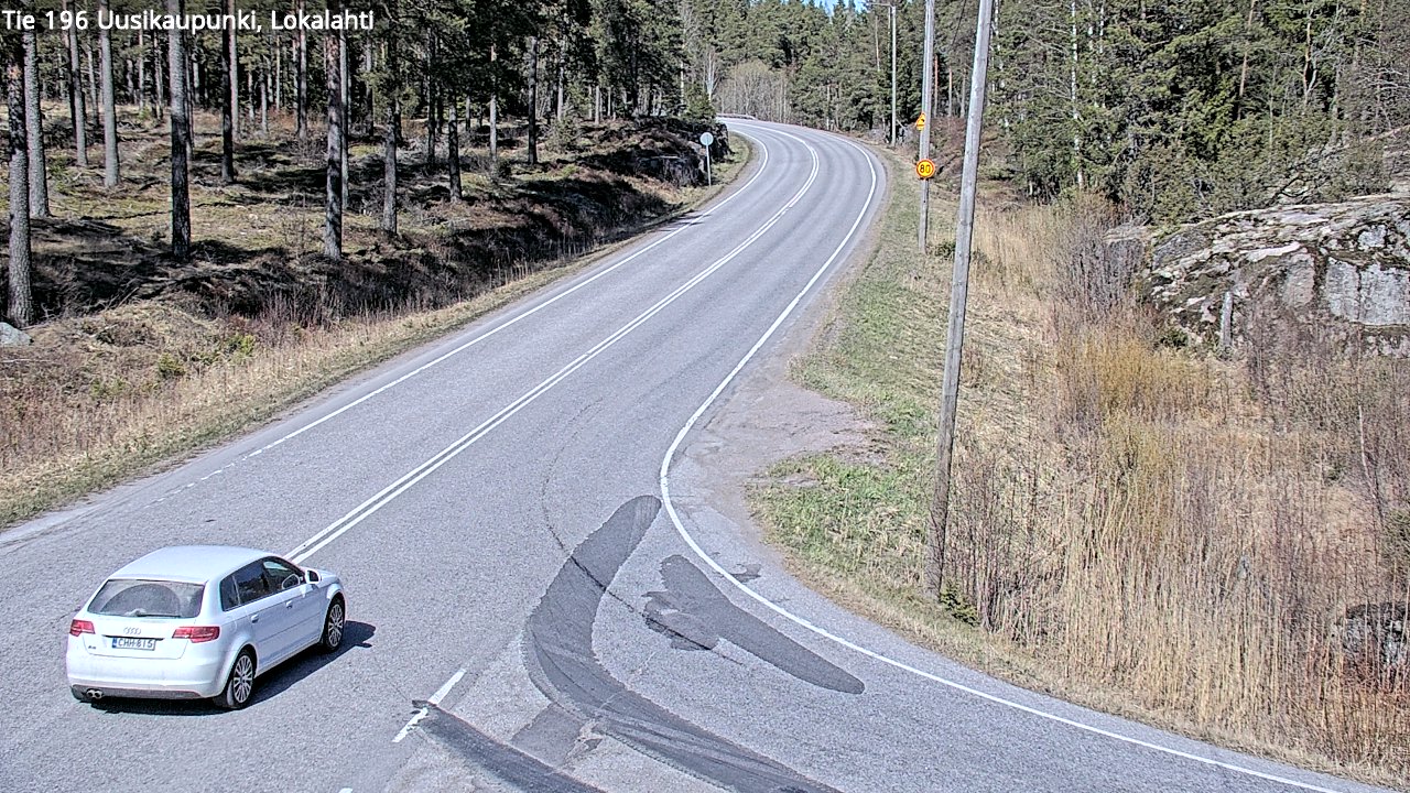 Weather Camera Image Väg 196 Nystad, Lokalax, Uusikaupunki, Varsinais-Suomi