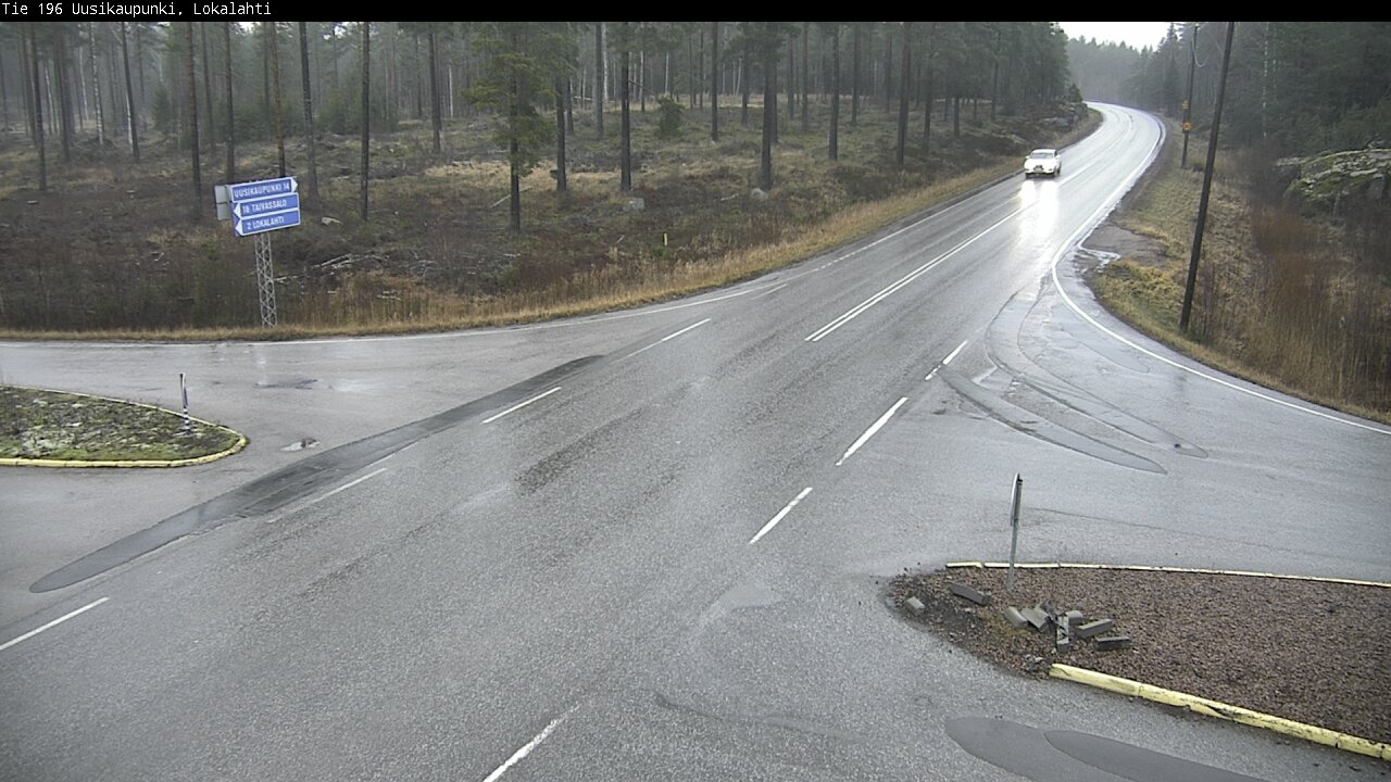 Weather Camera Image Väg 196 Nystad, Lokalax, Uusikaupunki, Varsinais-Suomi