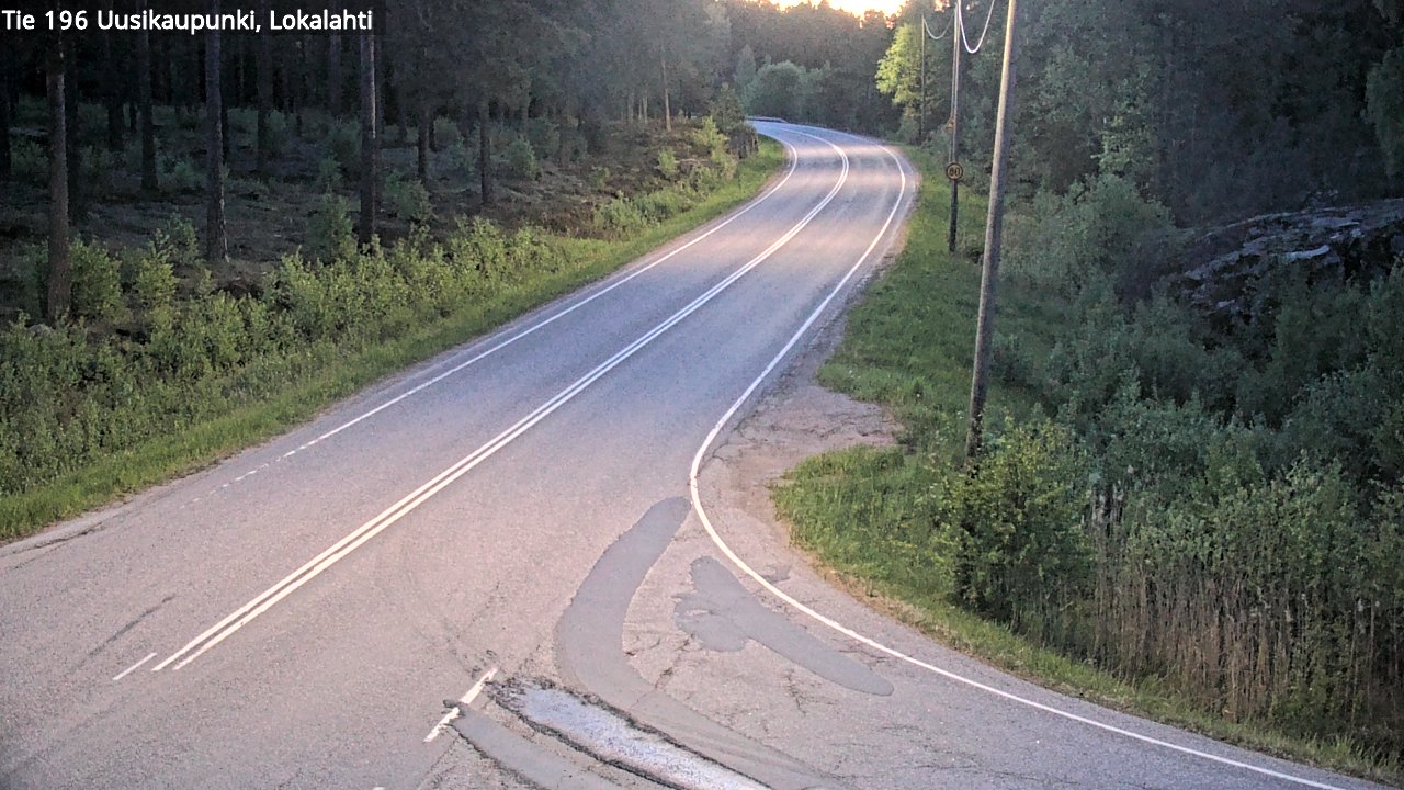 Kelikamerat Kuva Tie 196 Uusikaupunki, Lokalahti, Uusikaupunki, Varsinais-Suomi
