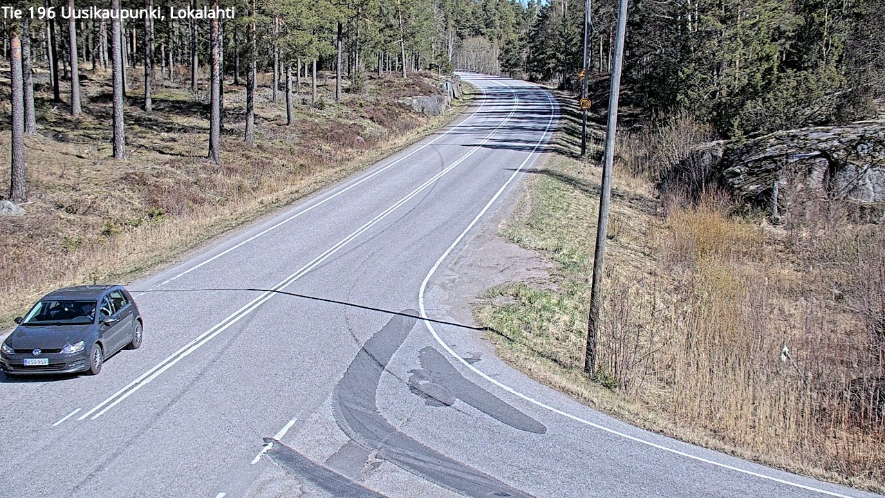 Weather Camera Image Väg 196 Nystad, Lokalax, Uusikaupunki, Varsinais-Suomi