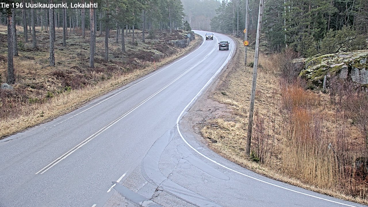 Kelikamerat Kuva Tie 196 Uusikaupunki, Lokalahti, Uusikaupunki, Varsinais-Suomi